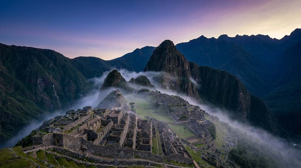 Machu Picchu viewpoint with few visitors during afternoon entry