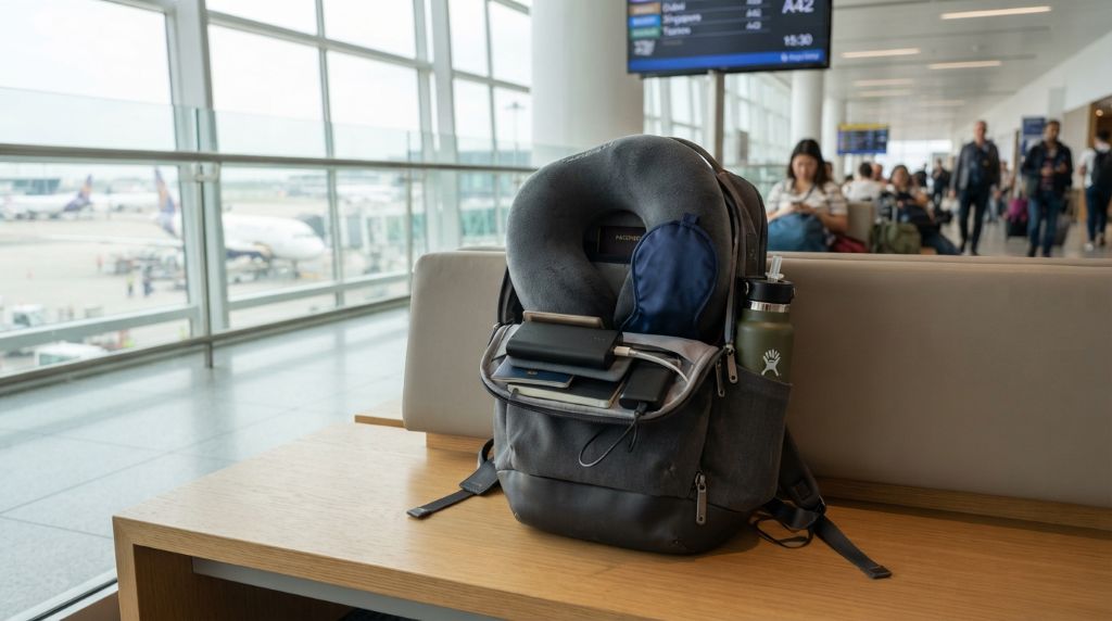 Travel essentials for a comfortable long journey